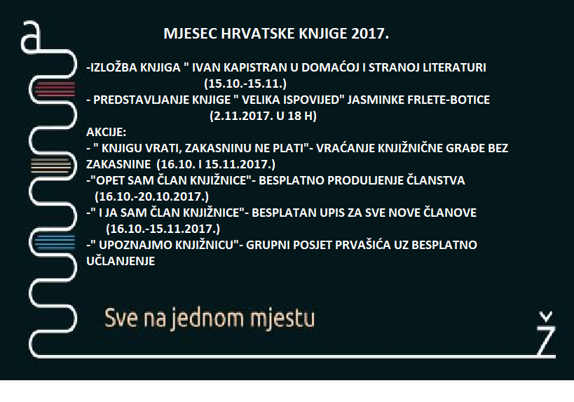 Mjesec hrvatske knjige 2017.
